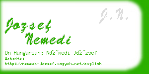 jozsef nemedi business card